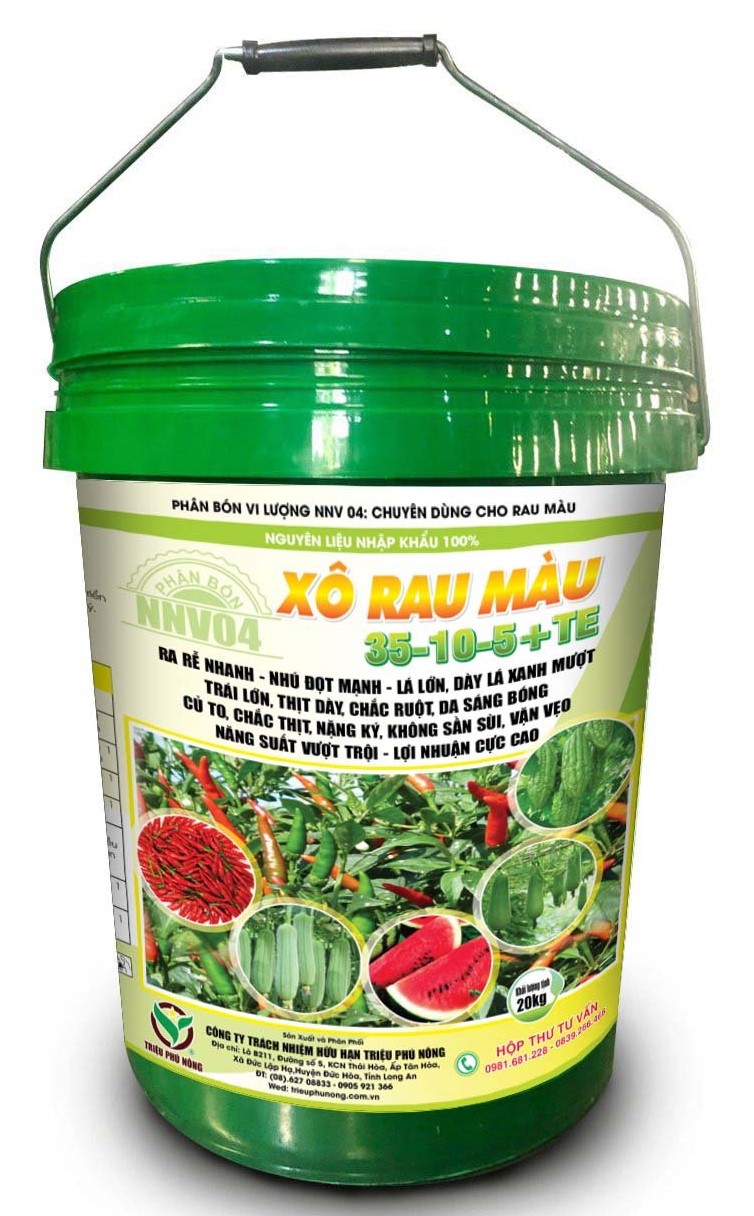 Xô rau màu 35-10-5+TE